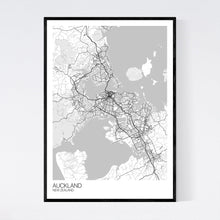 Load image into Gallery viewer, Auckland City Map Print