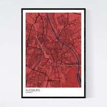 Load image into Gallery viewer, Augsburg City Map Print
