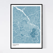 Load image into Gallery viewer, Augusta City Map Print