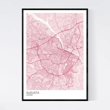 Load image into Gallery viewer, Augusta City Map Print