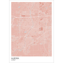 Load image into Gallery viewer, Map of Aurora, Illinois