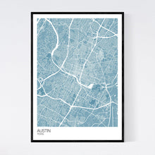 Load image into Gallery viewer, Austin City Map Print