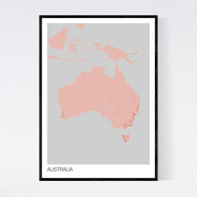 Load image into Gallery viewer, Map of Australia, Australaisa