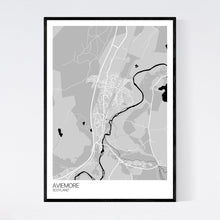Load image into Gallery viewer, Aviemore Town Map Print
