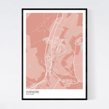 Load image into Gallery viewer, Aviemore Town Map Print