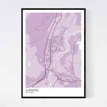 Load image into Gallery viewer, Aviemore Town Map Print