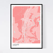 Load image into Gallery viewer, Aviemore Town Map Print