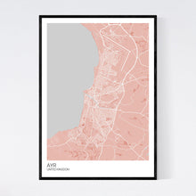 Load image into Gallery viewer, Ayr City Map Print