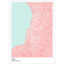 Load image into Gallery viewer, Map of Ayr, United Kingdom