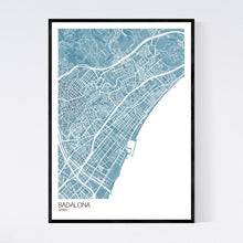 Load image into Gallery viewer, Map of Badalona, Spain