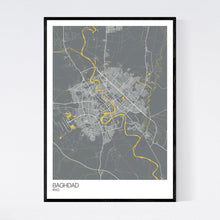 Load image into Gallery viewer, Baghdad City Map Print