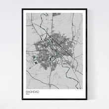 Load image into Gallery viewer, Baghdad City Map Print