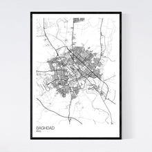 Load image into Gallery viewer, Baghdad City Map Print