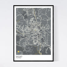 Load image into Gallery viewer, Baguio City Map Print