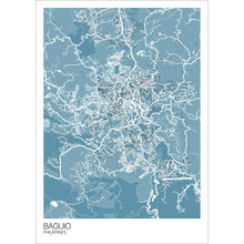 Load image into Gallery viewer, Map of Baguio, Philippines