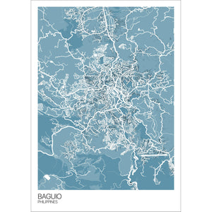 Map of Baguio, Philippines