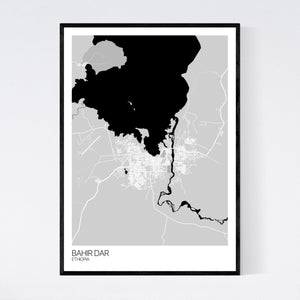 Bahir Dar City Map Print