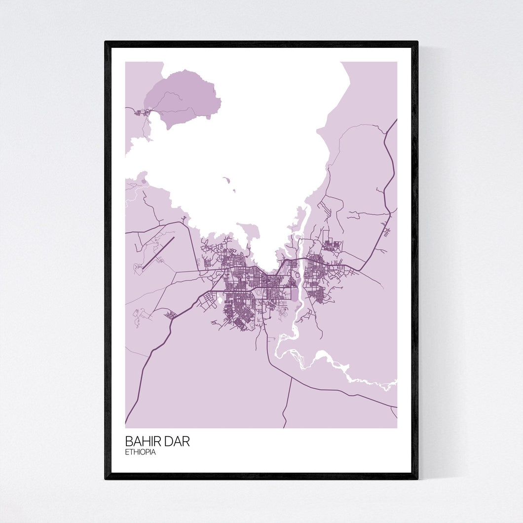 Bahir Dar City Map Print