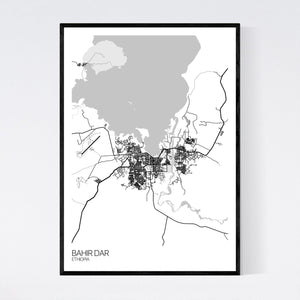 Bahir Dar City Map Print