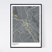 Load image into Gallery viewer, Bakewell Town Map Print
