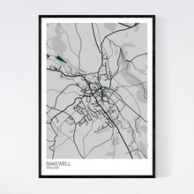 Load image into Gallery viewer, Bakewell Town Map Print