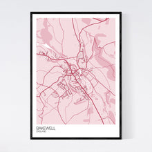 Load image into Gallery viewer, Bakewell Town Map Print