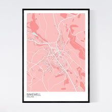 Load image into Gallery viewer, Bakewell Town Map Print
