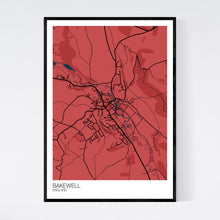 Load image into Gallery viewer, Bakewell Town Map Print