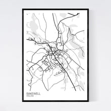 Load image into Gallery viewer, Map of Bakewell, England