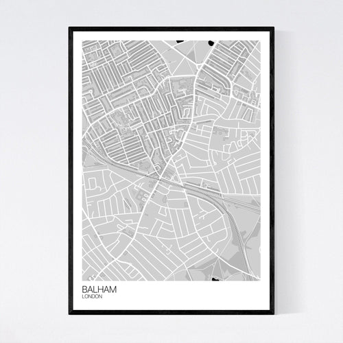 Map of Balham, London