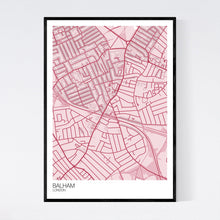 Load image into Gallery viewer, Balham Neighbourhood Map Print
