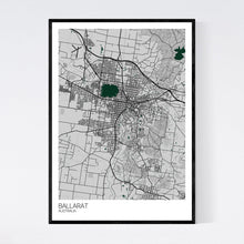 Load image into Gallery viewer, Ballarat City Map Print