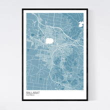 Load image into Gallery viewer, Ballarat City Map Print