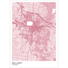 Load image into Gallery viewer, Map of Ballarat, Australia