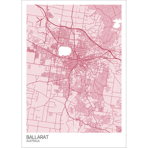 Map of Ballarat, Australia