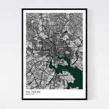 Load image into Gallery viewer, Map of Baltimore, Maryland