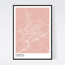 Load image into Gallery viewer, Banbridge Town Map Print