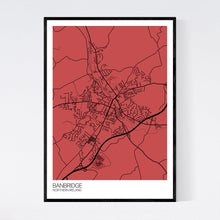 Load image into Gallery viewer, Banbridge Town Map Print