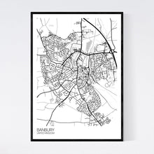 Load image into Gallery viewer, Banbury City Map Print