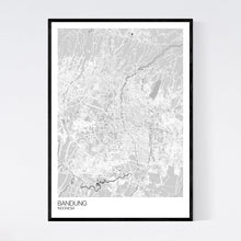 Load image into Gallery viewer, Bandung City Map Print