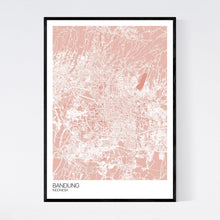 Load image into Gallery viewer, Bandung City Map Print