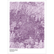 Load image into Gallery viewer, Map of Bandung, Indonesia