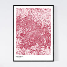 Load image into Gallery viewer, Bandung City Map Print