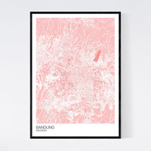 Load image into Gallery viewer, Bandung City Map Print