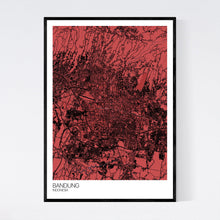 Load image into Gallery viewer, Bandung City Map Print