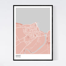 Load image into Gallery viewer, Banff Town Map Print