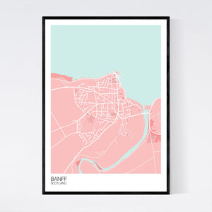 Map of Banff, Scotland