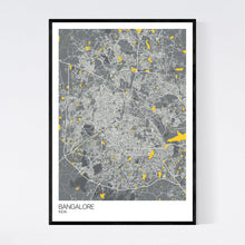 Load image into Gallery viewer, Bangalore City Map Print