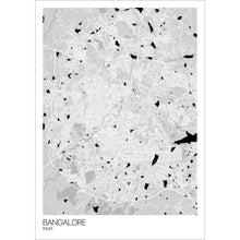 Load image into Gallery viewer, Map of Bangalore, India