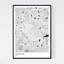Load image into Gallery viewer, Map of Bangalore, India